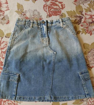 Dievčenská rifľová suknička, 140