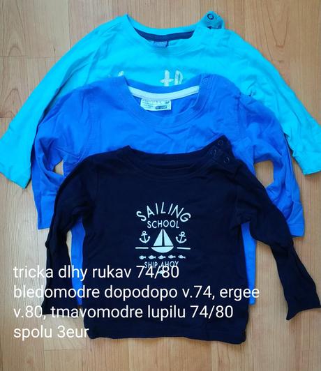 Tricko dlhy rukav 74/80, 80