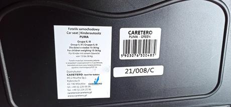 Podsedák do auta s isofixom zn. caretero, caretero