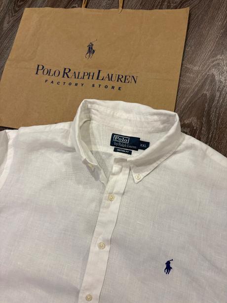 Ralph lauren panska ľanova kosela xxl, ralph lauren,xxl