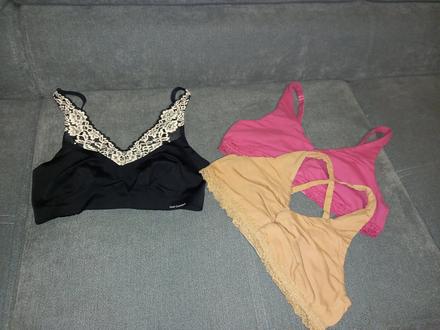 3x podprsenka bralette 36/38, bonprix,75a - s
