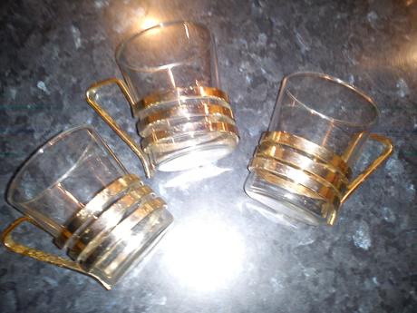 Retro sklenené poháre, 