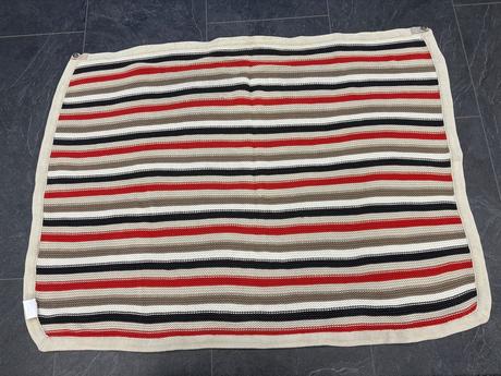 Stokke deka bežovo-červená,