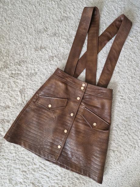 Koženková sukňa zara, zara,xs