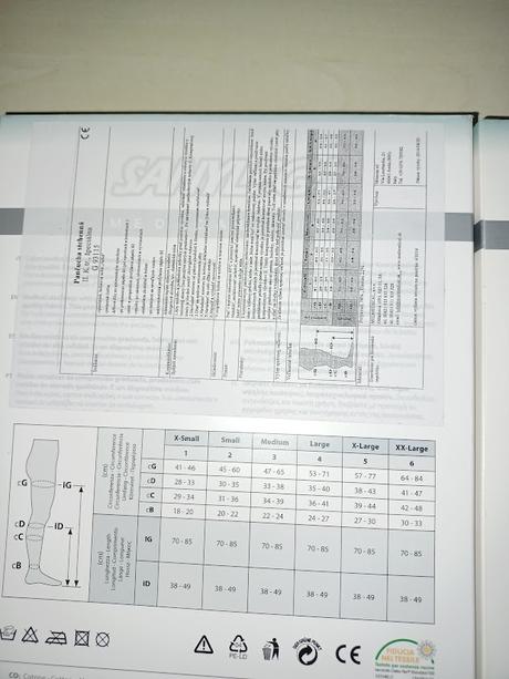 Kompresné stehenné pančuchy s/m, m / s