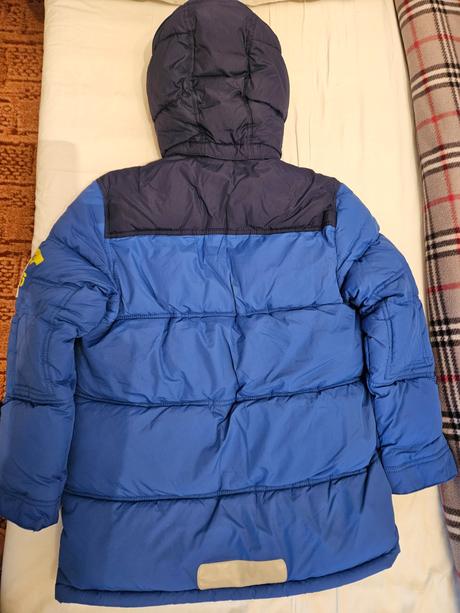 Modrá bunda, h&m,158