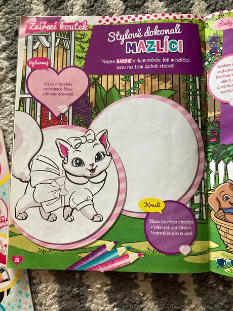 Barbie časopisy a plagáty, 