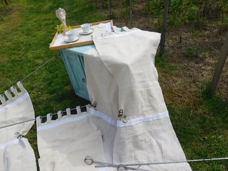 Tkané platno závesy,, 