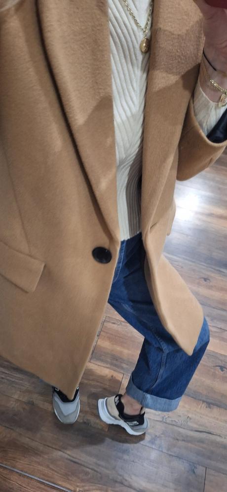 Kabát zara s vlnou 36/38, zara,s