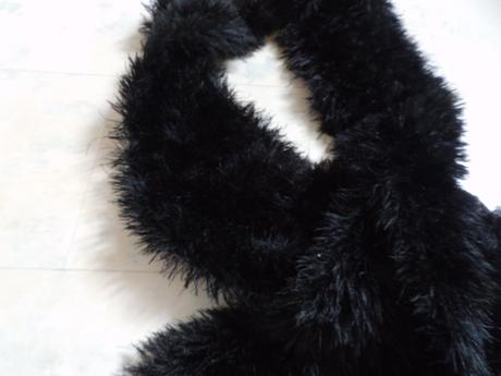 Luxusná kožušina - maxi šál, xxl