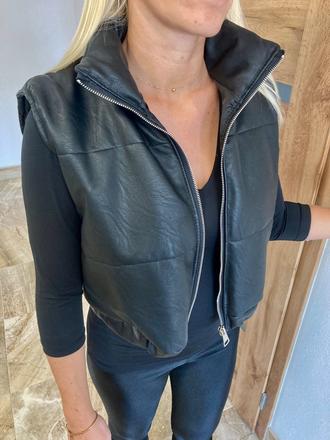 Dámske vesta čierna s/m, s