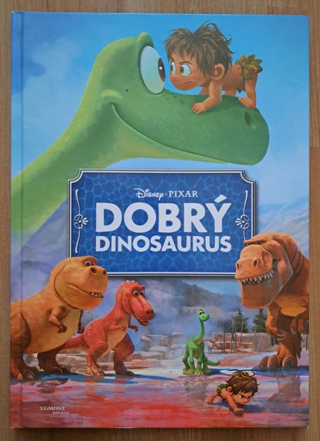 Kniha disney "dobrý dinosaurus", 