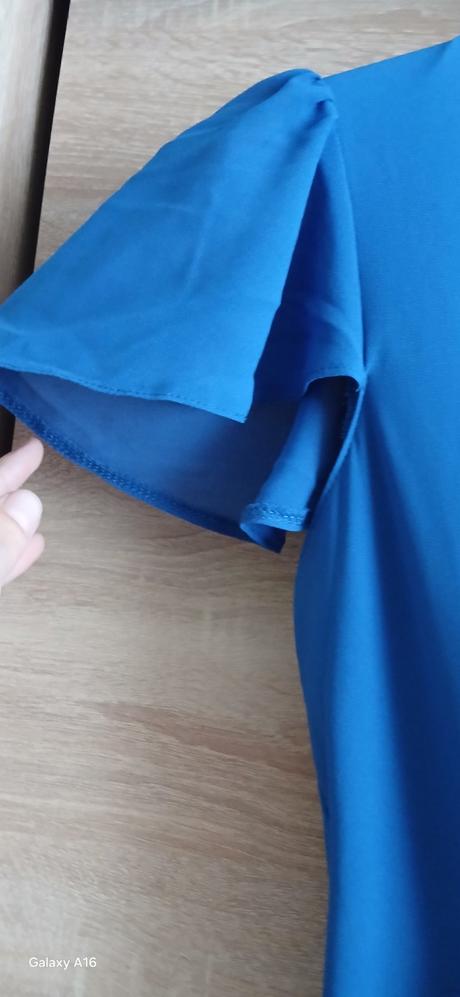 Spolocenske modre saty xxl, xxl