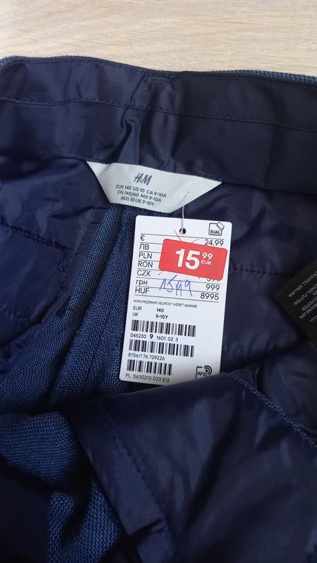 Oblekove nohavice h&m - nove, h&m,140