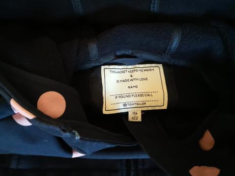 Softshellová bunda tom tailor 116, 122, tom tailor,122