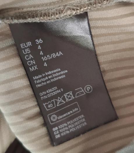 Skvelý kúsok k nohaviciam, h&m,36