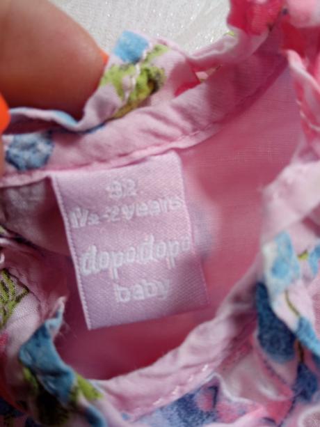 Dievčenské kvetované šaty (92), dopodopo,92