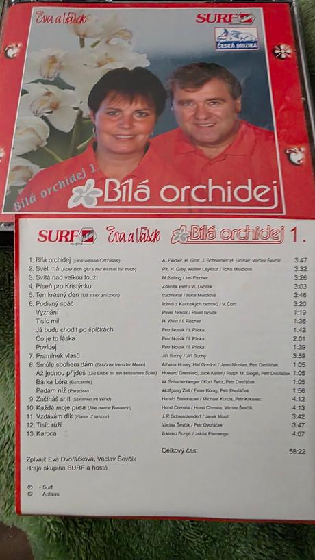 Cd cka biela orchidea 4ks v baleni, 