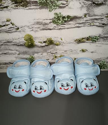 Dojčenské capačky modré, <17