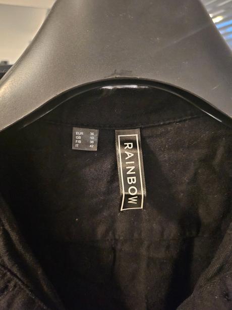 Čierne šaty rainbow jeseň/zima, bonprix,36