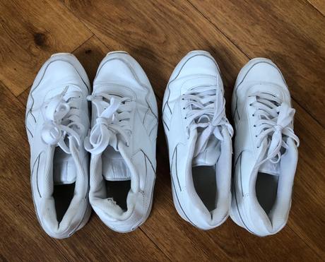 2x biele tenisky reebok royal classic, 38, reebok,38