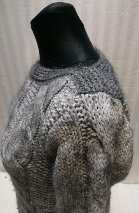 Dámsky alpakový sivý pulóver, fabiola, s/m, s