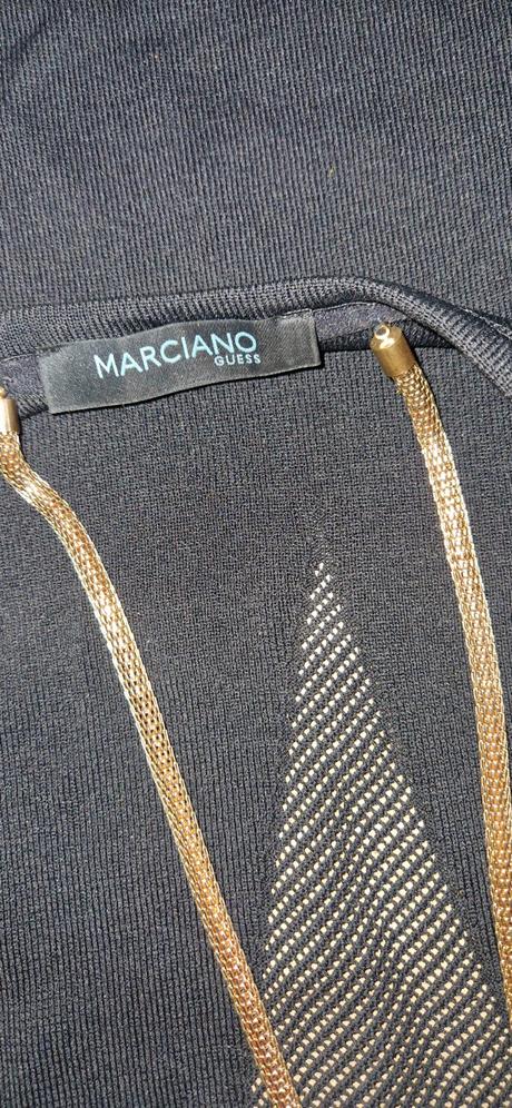 Šaty so zlatými šnúrkami, guess,s