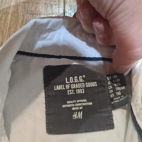 Biela košeľa, h&m,110