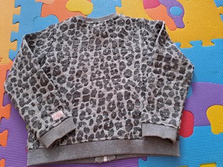 Trblietavá mikina na zips, s.oliver,104