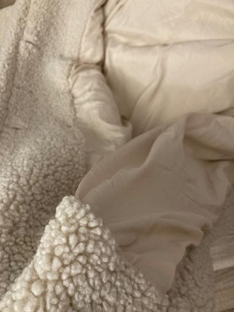 Krásny teddy kabát veľ.l/40, sinsay,l