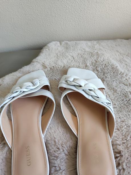 Dámske kožené šľapky, guess,39