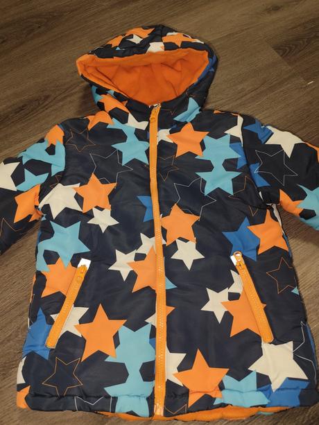 Hviezdičková zimná bunda, sinsay,116