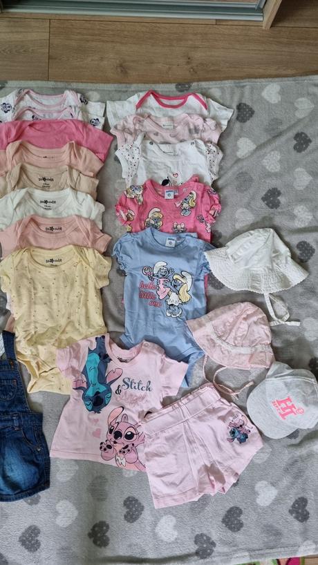 Balík oblečenia 74 pre dievčatko, 68–80