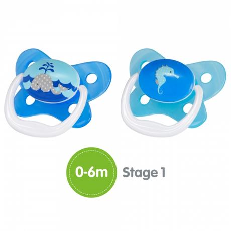 Ortodonický cumlík prevent i 0-6 mes. 2 ks, 