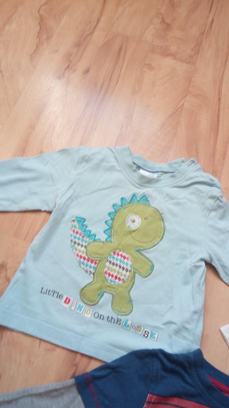 3x tričko dlhý rukáv, veľkosť 86, cherokee,86