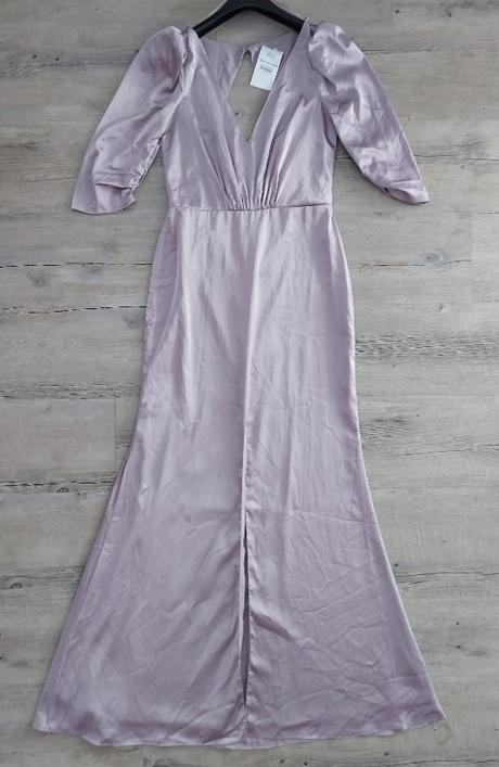 Fialkové spoločenské šaty, 38