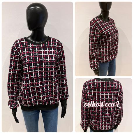 Dámska vzorovaná mikina, l