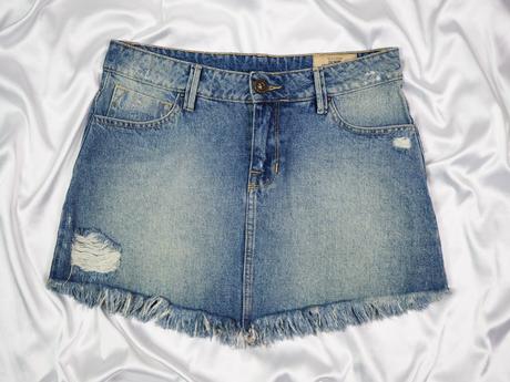 Kvalitná riflová sukňa vintage denim tennis, 36