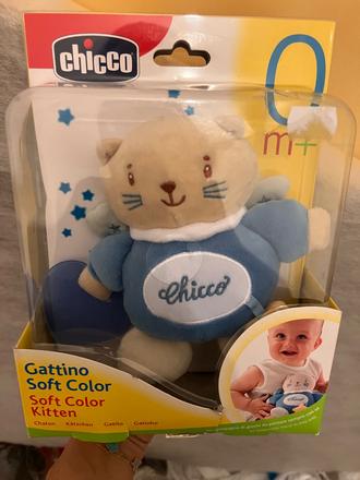 Chicco soft colour kitten plyšová hracia mačička,
