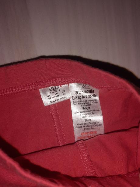 7x detské legíny 62/68, 68