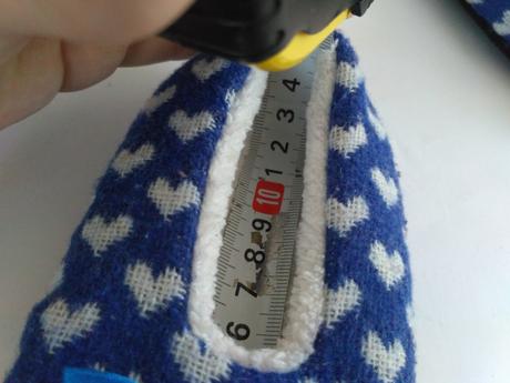 Teplé papučky s mašličkou a srdiečkami, f&f,22