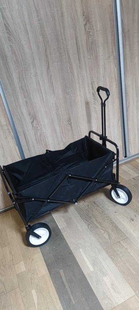 Prenosný, plážový, kempingový, skladateľný vozík,