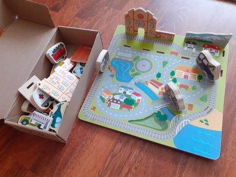 Drevená hračka mesto, 