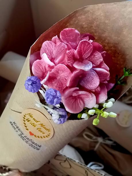 Hortenzia, pivónia- voňavý darček, 