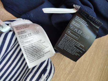 2x tričko 134/140, h&m,134