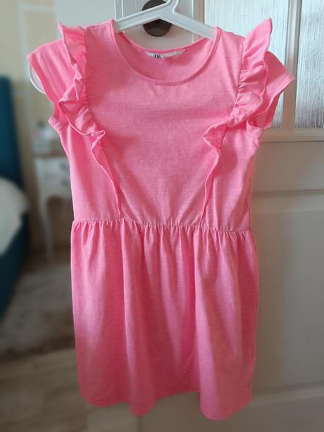 Šaty pre cca 8 r. dievčatko veľ. 134/140, h&m,134