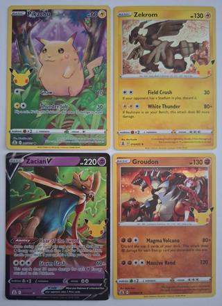 Pokémon karty "celebrations", 
