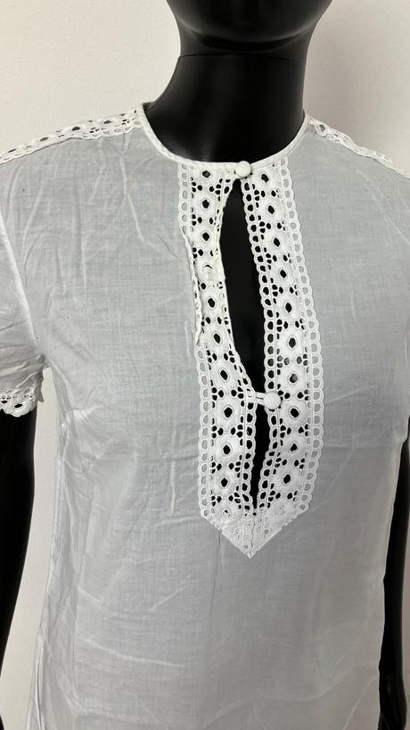 Dámske letné biele šaty, s