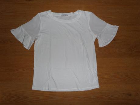 Tričko s volánovými rukávmi, orsay,m