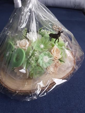 Mydlová dekorácia/torta, 